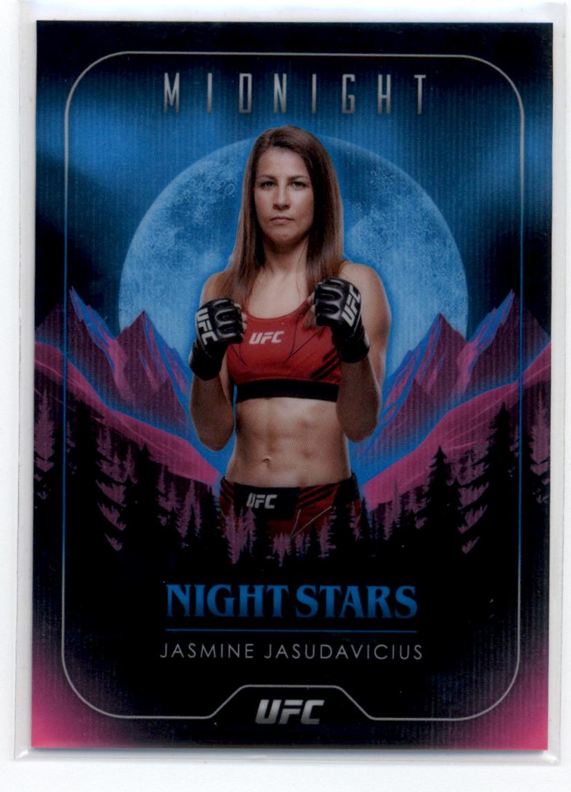 2024 Topps Midnight UFC Night Stars #NS25 Jasmine Jasudavicius