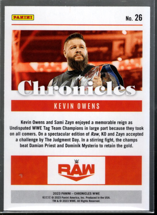 B5462- 2023 Panini Chronicles WWE Card #s 1-250 -You Pick- 15+ FREE US SHIP - Picture 51 of 461
