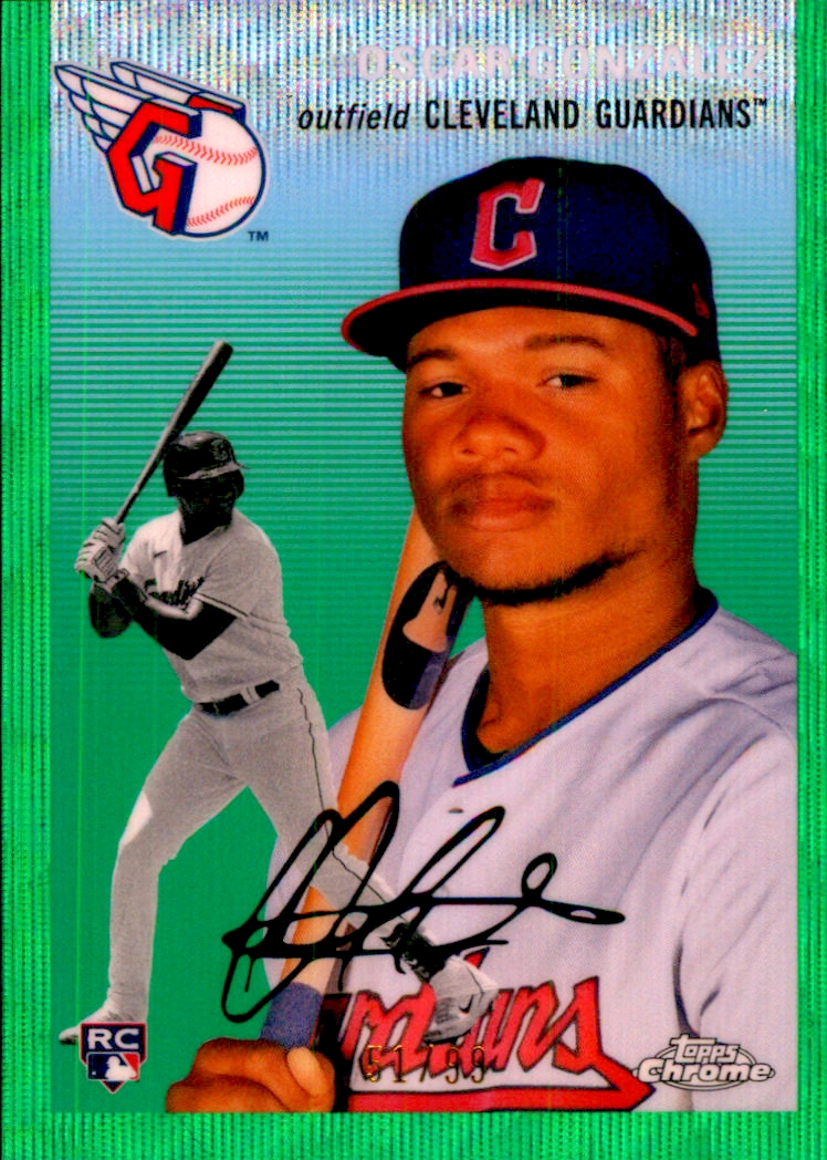 2023 Topps cromo platino aniversario refractor onda verde - Imagen 2 de 13