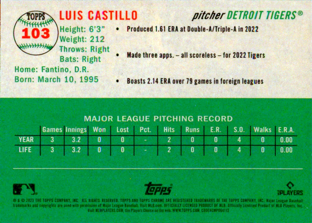 2023 Topps cromo platino aniversario refractor onda verde - Imagen 5 de 13
