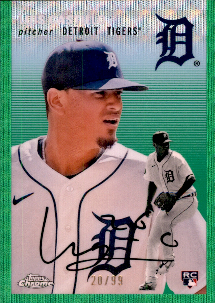 2023 Topps cromo platino aniversario refractor onda verde - Imagen 4 de 13