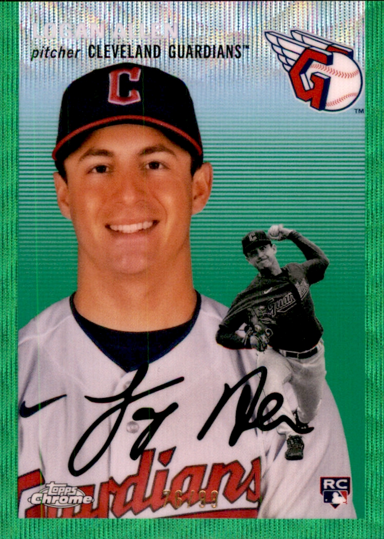 2023 Topps cromo platino aniversario refractor onda verde - Imagen 6 de 13