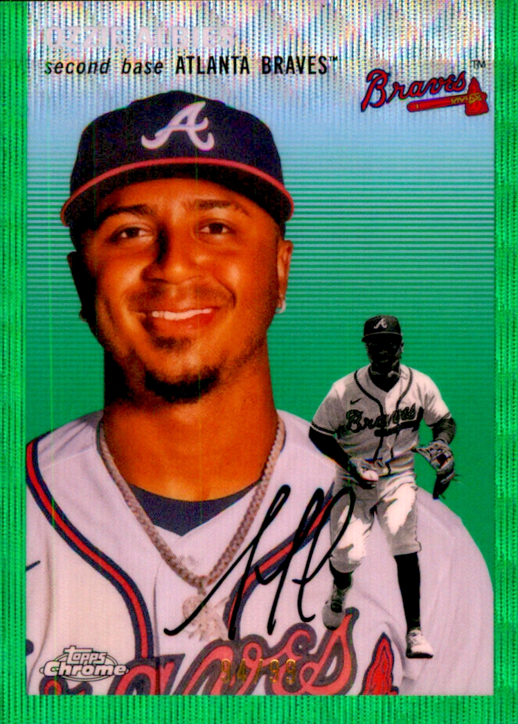 2023 Topps cromo platino aniversario refractor onda verde - Imagen 8 de 13