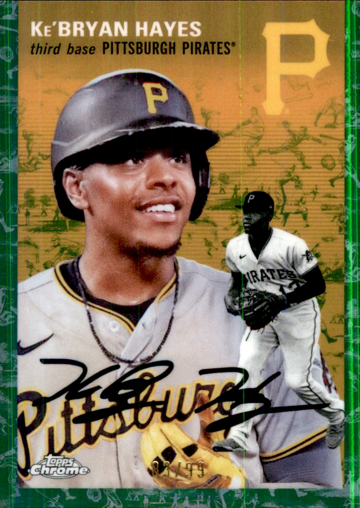 2023 Topps cromo platino aniversario platino toile refractores blanco verde - Imagen 10 de 15