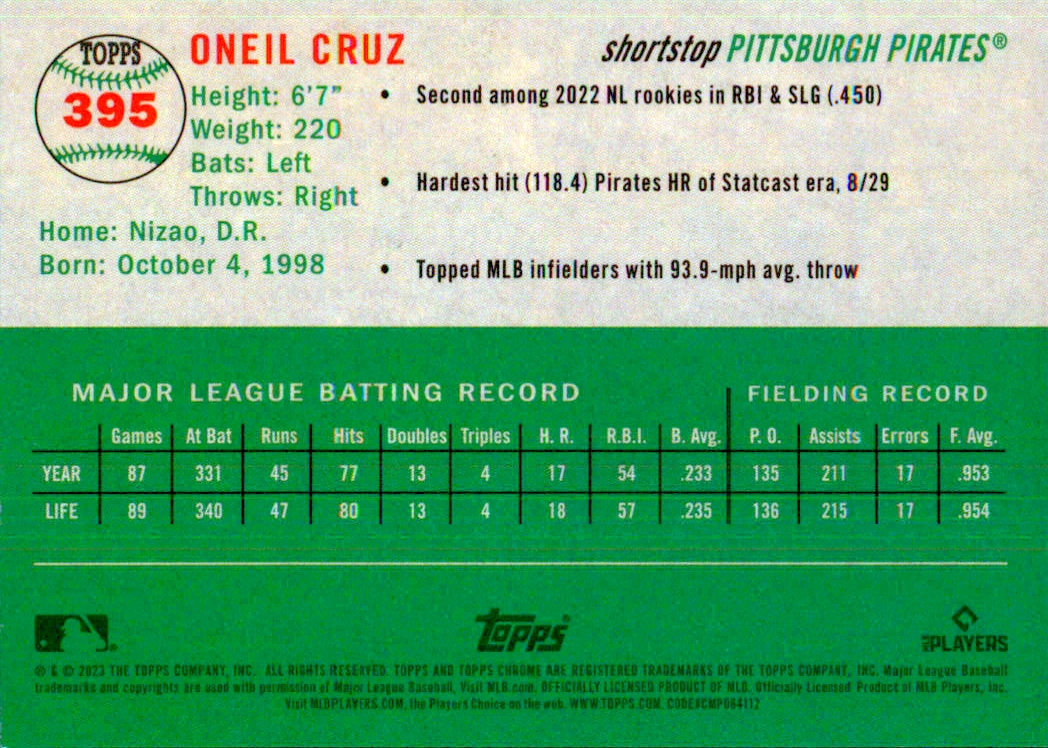 2023 Topps cromo platino aniversario platino toile refractores blanco verde - Imagen 13 de 15