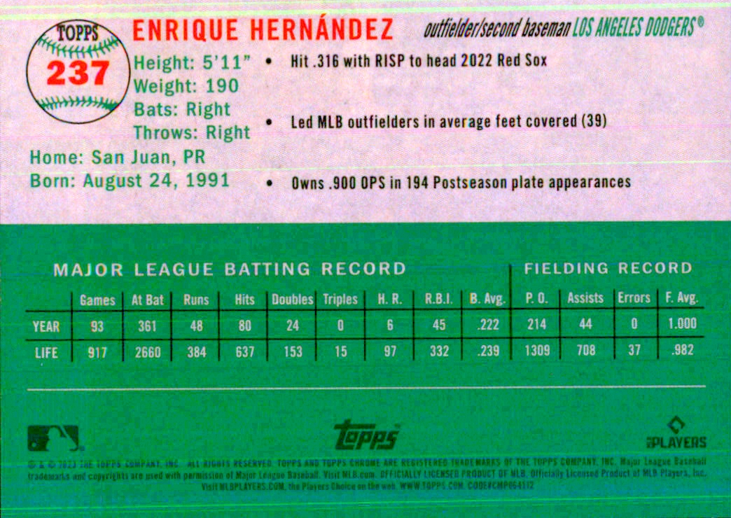 2023 Topps Cromo Platino Aniversario Platino Oro Rosa, Mini Diamante, Toile - Imagen 9 de 29