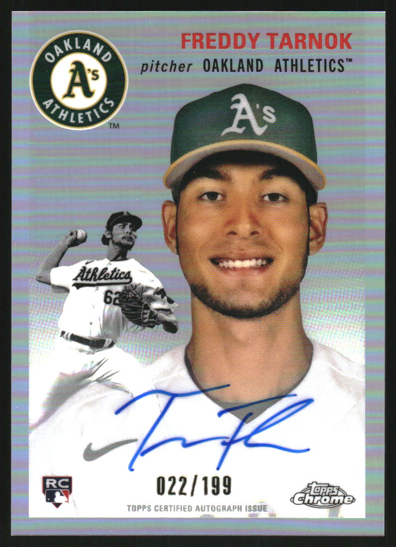2023 Topps Chrome Platinum Anniversary Autographs Refractors #CPAFTA Freddy Tarnok Auto /199