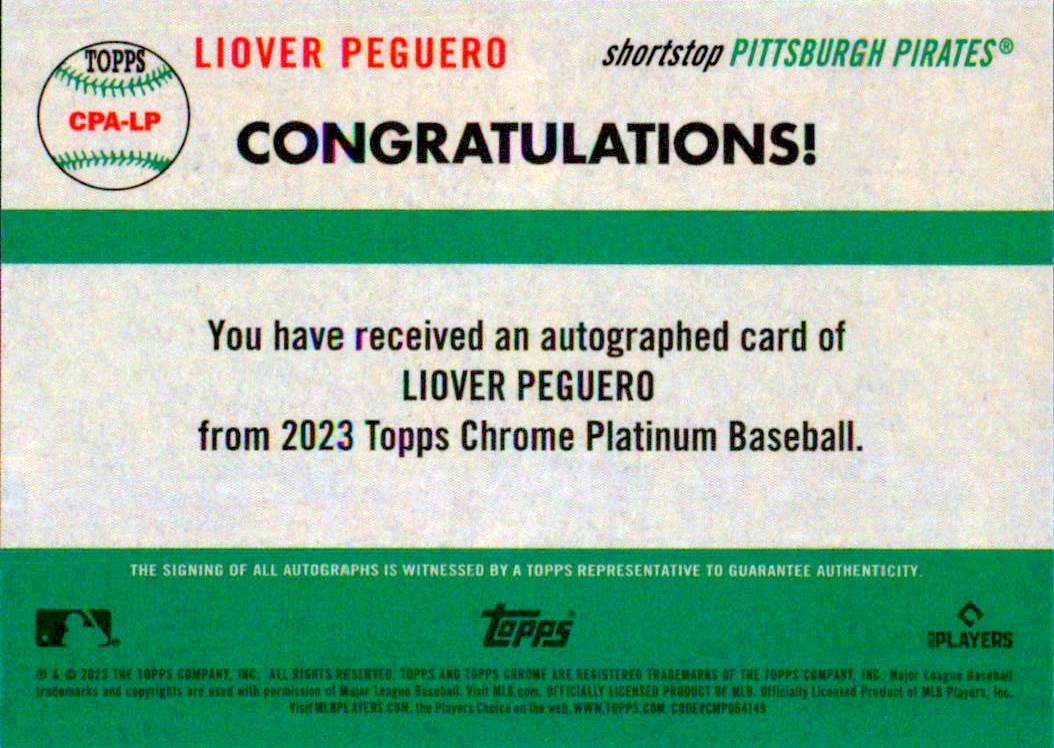 Topps 2023 cromo platino aniversario automático - Imagen 19 de 39
