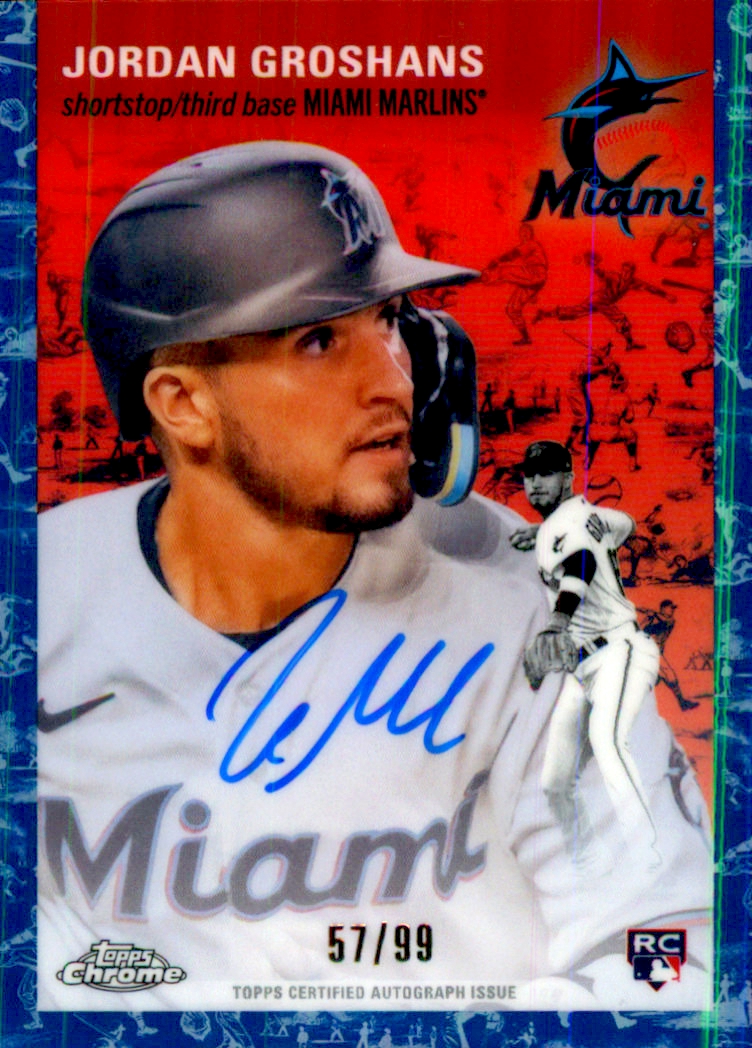 Topps 2023 cromo platino aniversario automático - Imagen 30 de 39