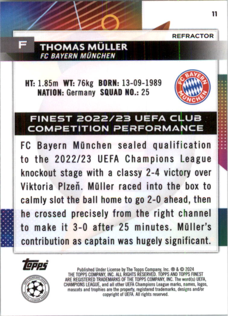 2023-24 Finest UEFA Club Competitions Refractors Soccer Card Pick (Inserts)