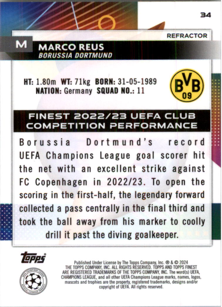 2023-24 Finest UEFA Club Competitions Refractors Soccer Card Pick (Inserts)