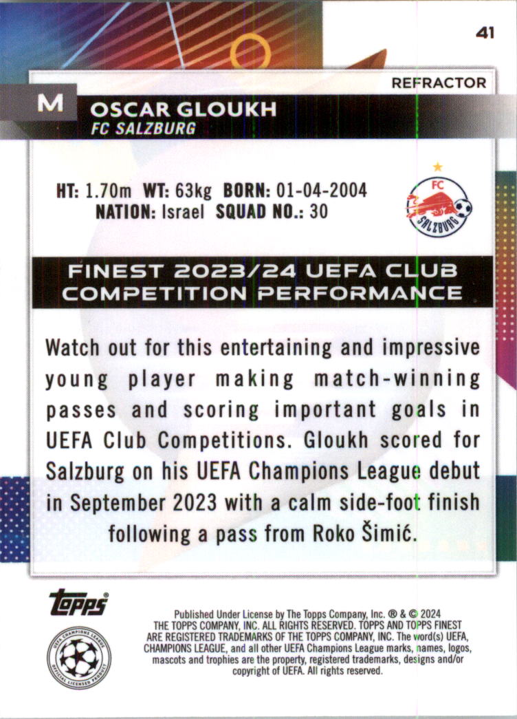 2023-24 Finest UEFA Club Competitions Refractors Soccer Card Pick (Inserts)