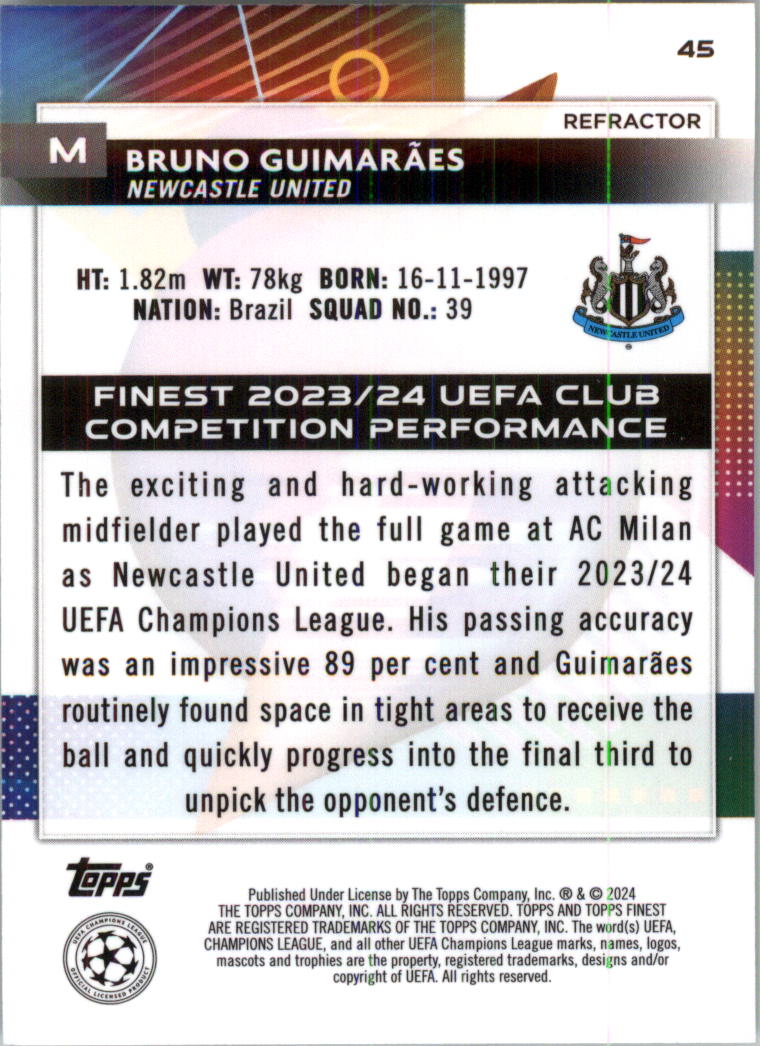 2023-24 Finest UEFA Club Competitions Refractors Soccer Card Pick (Inserts)