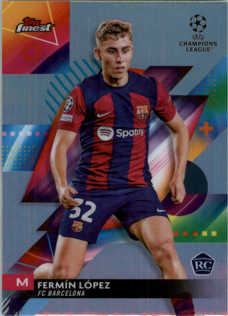 2023-24 Finest UEFA Club Competitions Refractors Soccer Card Pick (Inserts)