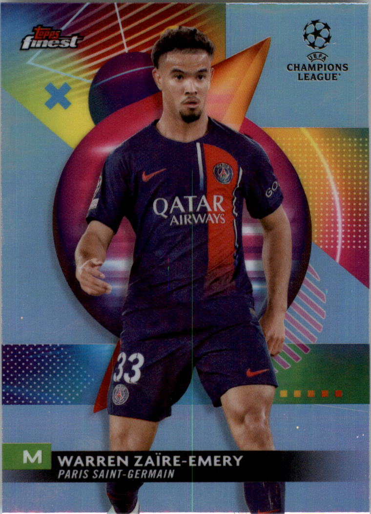 2023-24 Finest UEFA Club Competitions Refractors Soccer Card Pick (Inserts)