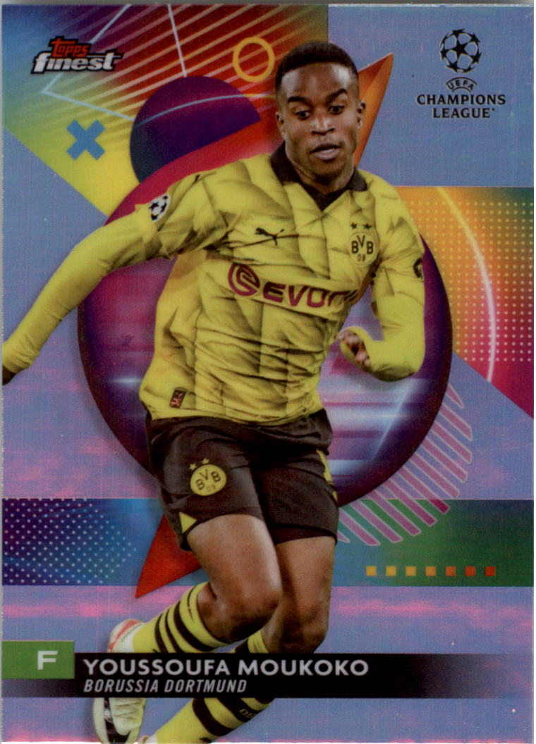 2023-24 Finest UEFA Club Competitions Refractors Soccer Card Pick (Inserts)