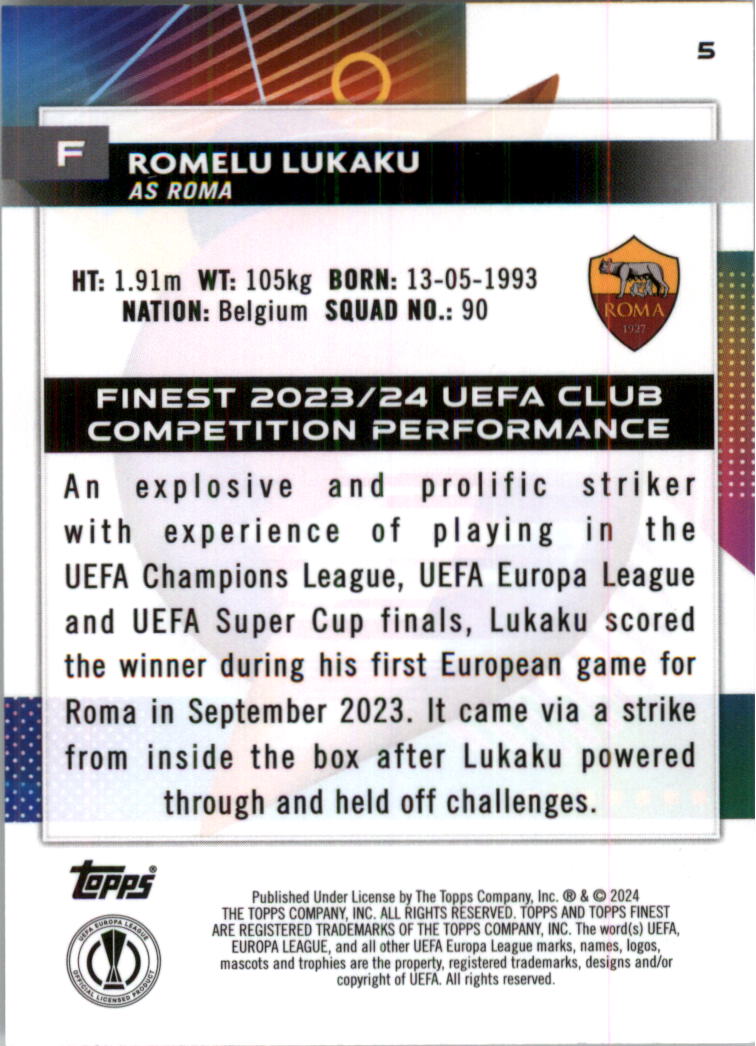 2023-24 Finest UEFA Club Competitions Purple Ref Soccer Card Pick (Inserts) - Picture 3 of 65