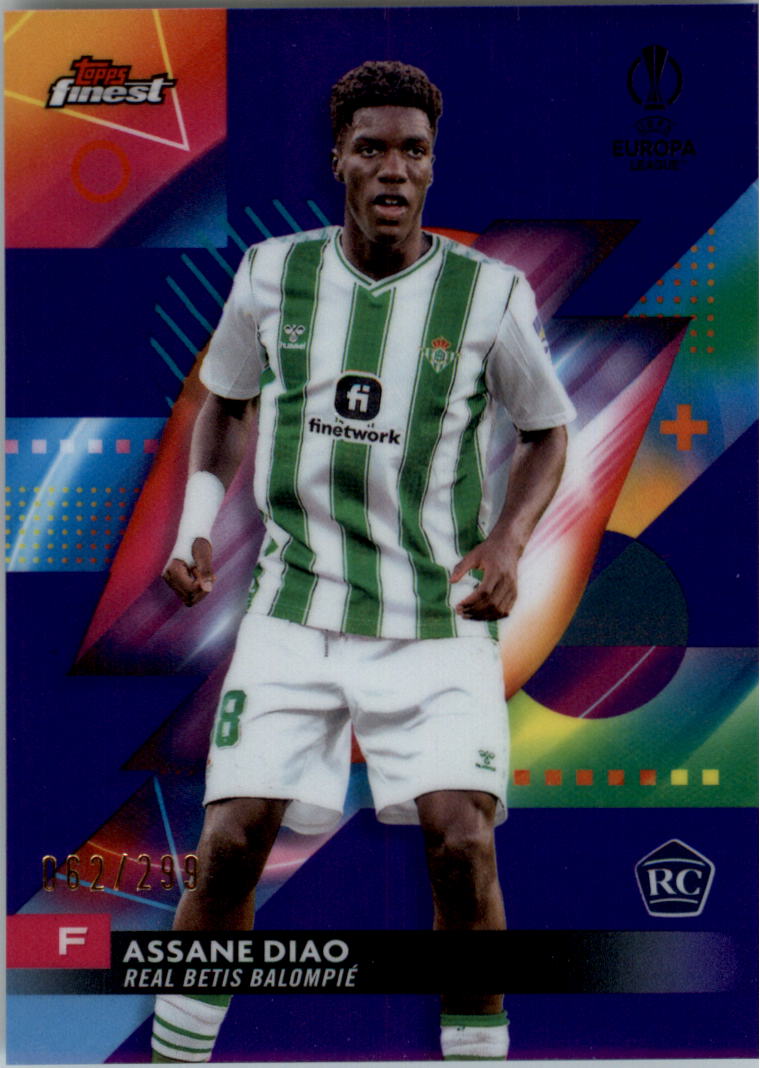 2023-24 Finest UEFA Club Competitions Purple Ref Soccer Card Pick (Inserts) - Picture 10 of 65