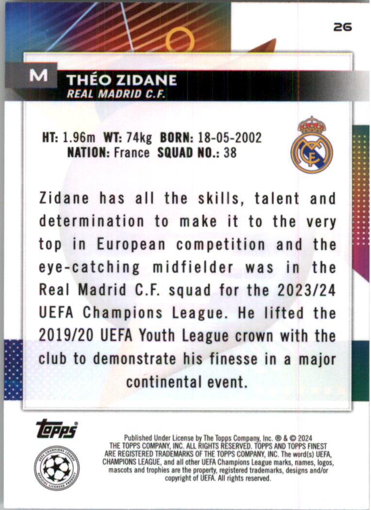 2023-24 Finest UEFA Club Competitions Purple Ref Soccer Card Pick (Inserts) - Picture 13 of 65