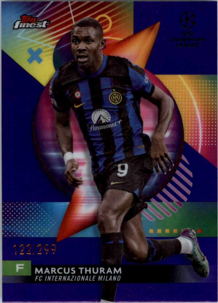 2023-24 Finest UEFA Club Competitions Purple Ref Soccer Card Pick (Inserts) - Picture 16 of 65