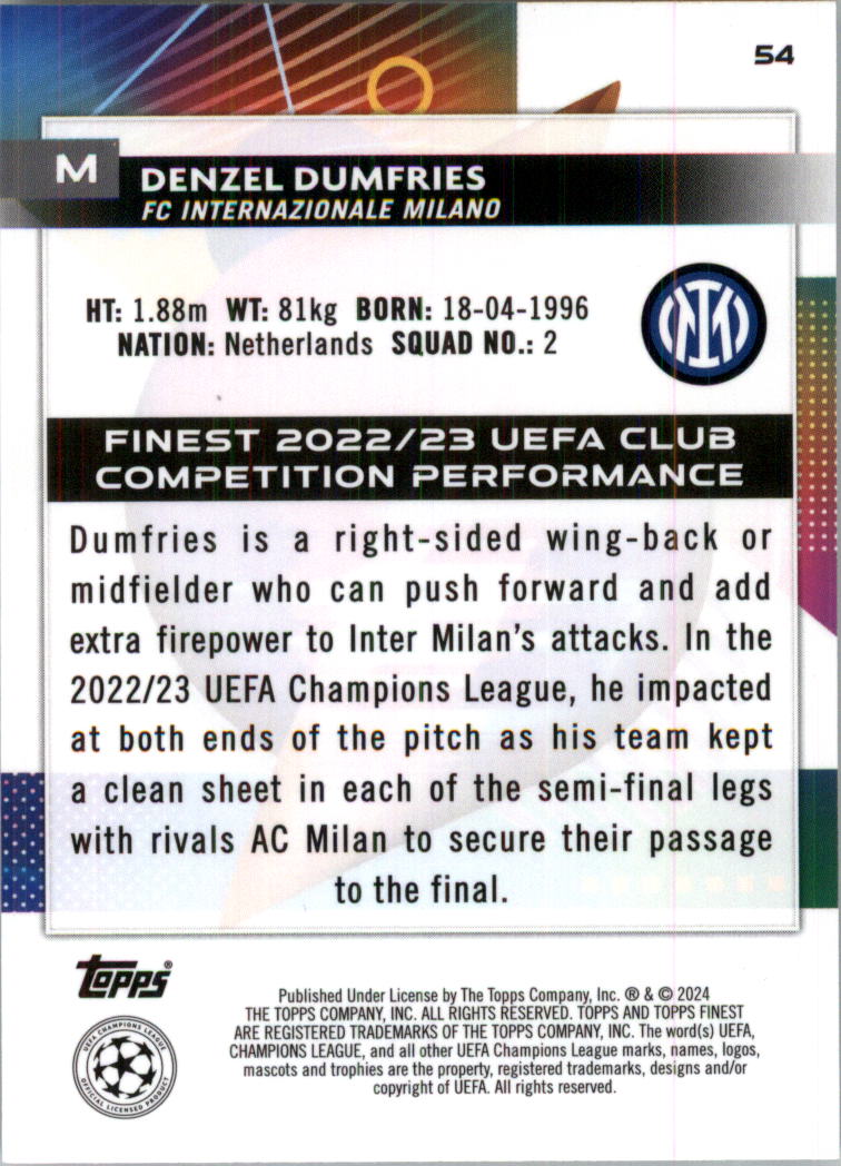 2023-24 Finest UEFA Club Competitions Purple Ref Soccer Card Pick (Inserts) - Picture 21 of 65