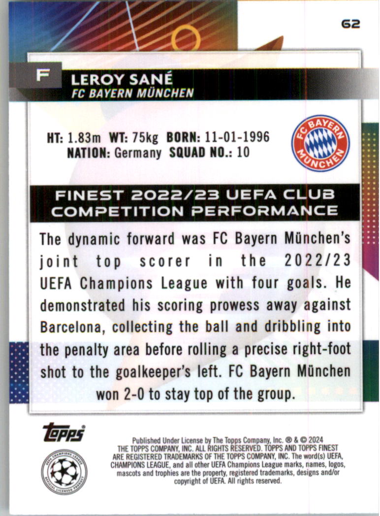 2023-24 Finest UEFA Club Competitions Purple Ref Soccer Card Pick (Inserts) - Picture 23 of 65