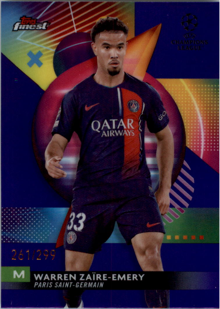 2023-24 Finest UEFA Club Competitions Purple Ref Soccer Card Pick (Inserts) - Picture 34 of 65