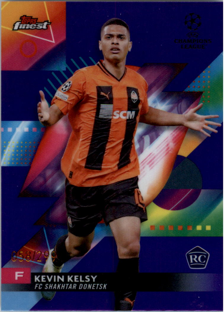 2023-24 Finest UEFA Club Competitions Purple Ref Soccer Card Pick (Inserts) - Picture 40 of 65