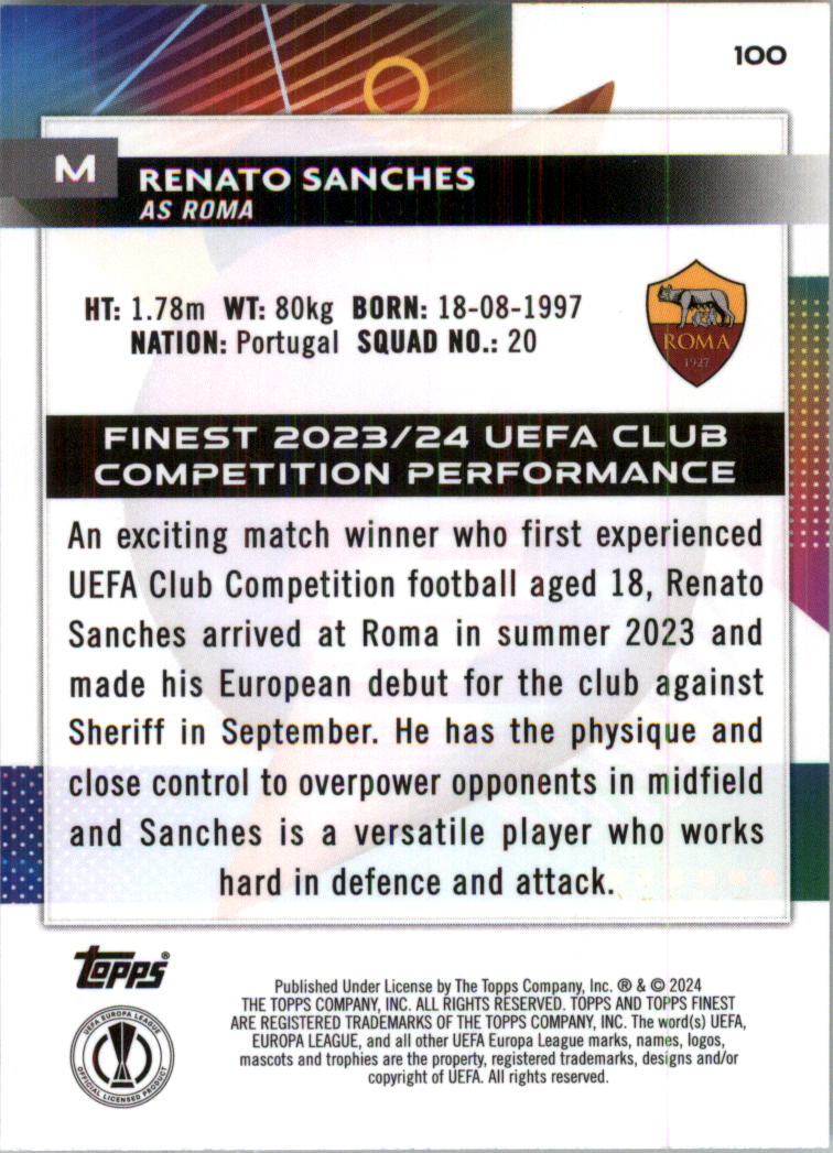 2023-24 Finest UEFA Club Competitions Purple Ref Soccer Card Pick (Inserts) - Picture 49 of 65