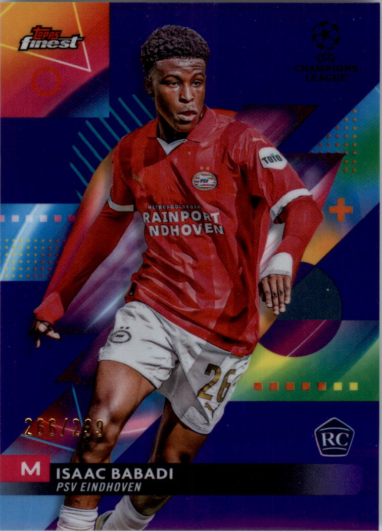 2023-24 Finest UEFA Club Competitions Purple Ref Soccer Card Pick (Inserts) - Picture 54 of 65