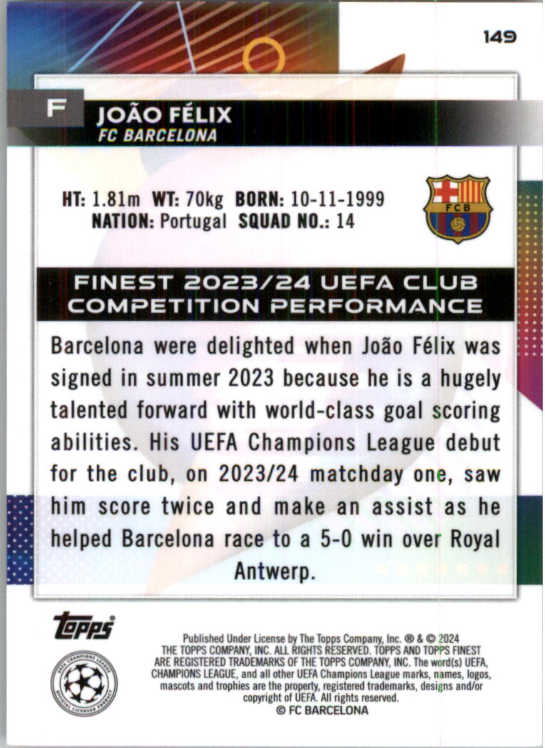 2023-24 Finest UEFA Club Competitions Purple Ref Soccer Card Pick (Inserts) - Picture 65 of 65
