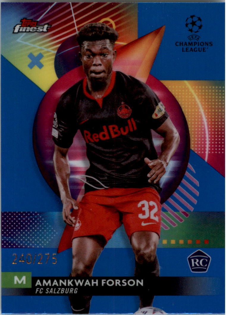 2023-24 Finest UEFA Club Competitions Sky Blue Ref Soccer Card Pick (Inserts) - Picture 10 of 57
