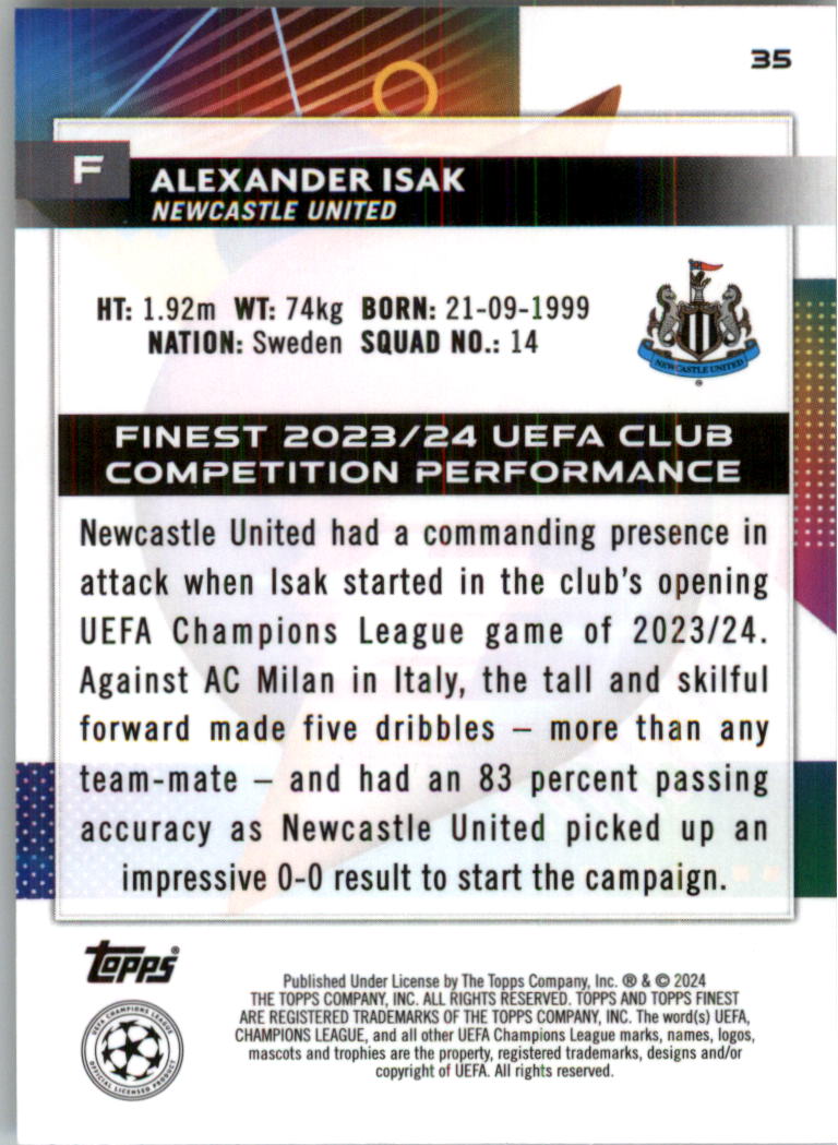 2023-24 Finest UEFA Club Competitions Sky Blue Ref Soccer Card Pick (Inserts) - Picture 15 of 57