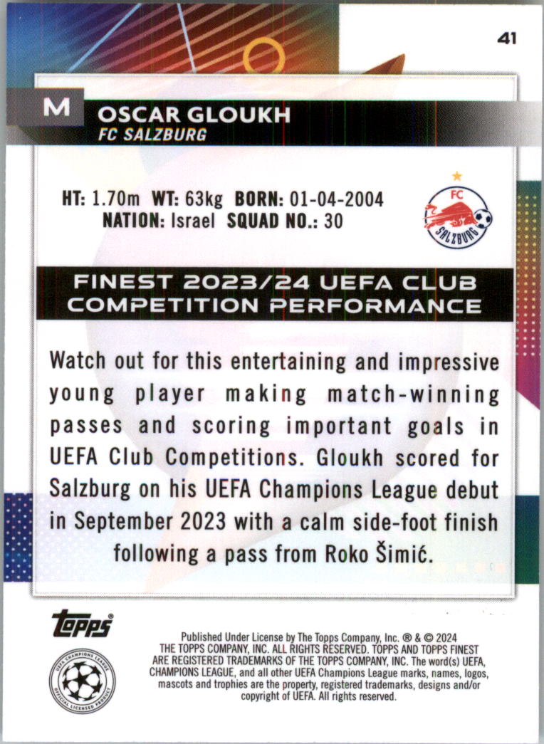 2023-24 Finest UEFA Club Competitions Sky Blue Ref Soccer Card Pick (Inserts) - Picture 17 of 57