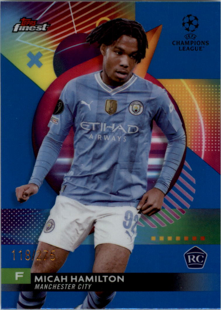 2023-24 Finest UEFA Club Competitions Sky Blue Ref Soccer Card Pick (Inserts) - Picture 22 of 57