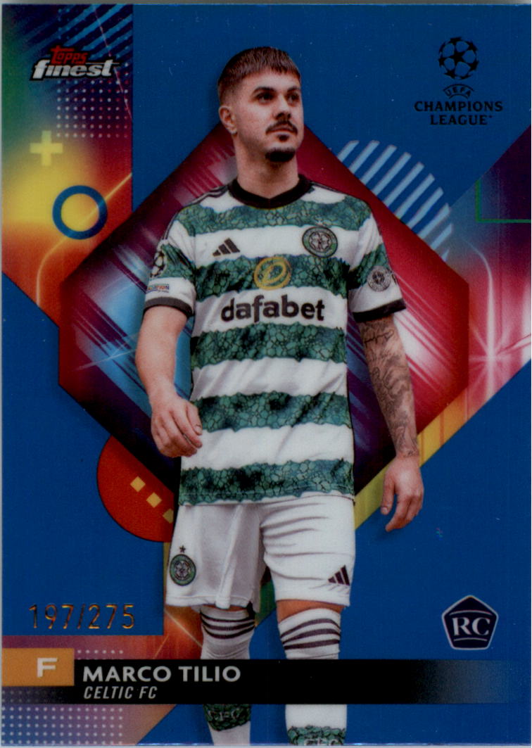 2023-24 Finest UEFA Club Competitions Sky Blue Ref Soccer Card Pick (Inserts) - Picture 38 of 57