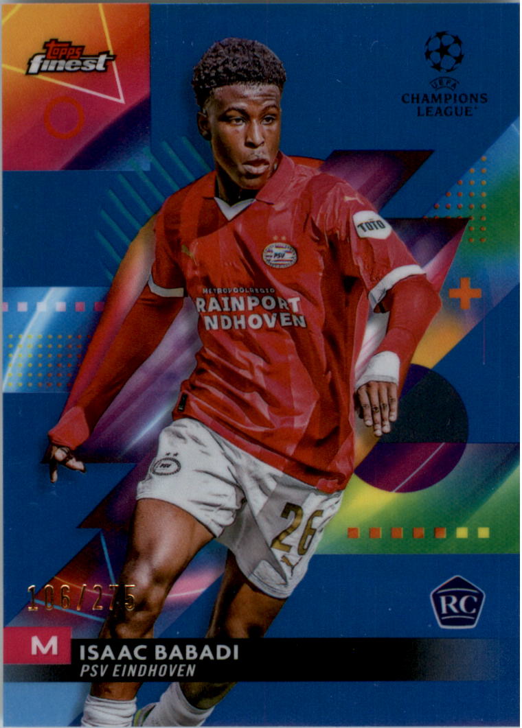 2023-24 Finest UEFA Club Competitions Sky Blue Ref Soccer Card Pick (Inserts) - Picture 46 of 57