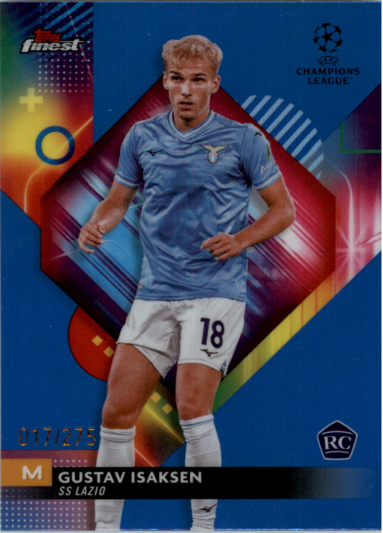 2023-24 Finest UEFA Club Competitions Sky Blue Ref Soccer Card Pick (Inserts) - Picture 54 of 57
