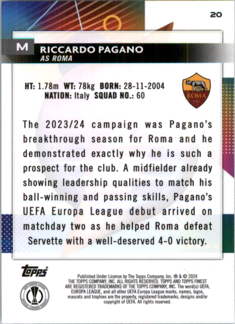 2023-24 Finest UEFA Club Competitions Blue Aqua Vapor Wave Soccer Pick (Inserts) - Picture 11 of 47