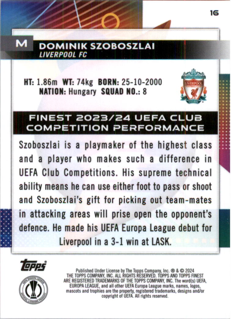 2023-24 Finest UEFA Club Competitions Purple Shimmer Soccer Card Pick (Inserts) - Picture 7 of 37