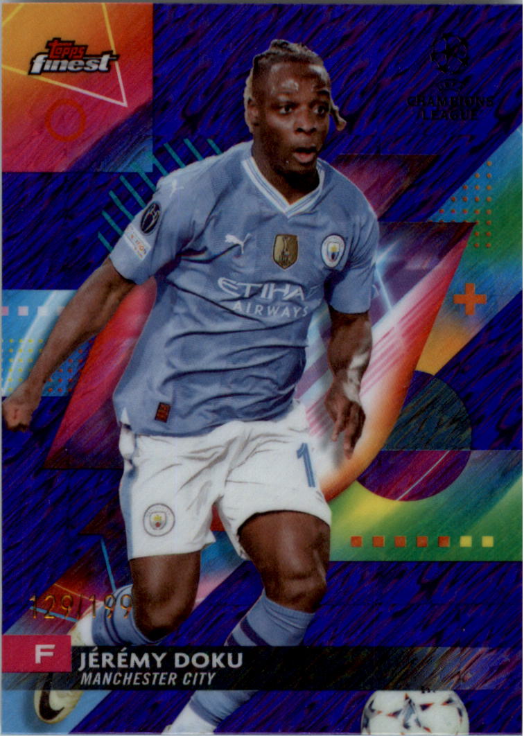 2023-24 Finest UEFA Club Competitions Purple Shimmer Soccer Card Pick (Inserts) - Picture 8 of 37