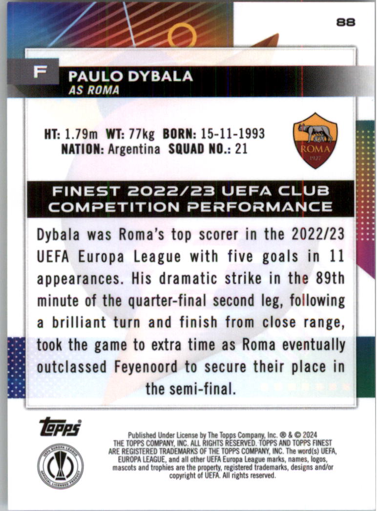2023-24 Finest UEFA Club Competitions Purple Shimmer Soccer Card Pick (Inserts) - Picture 17 of 37