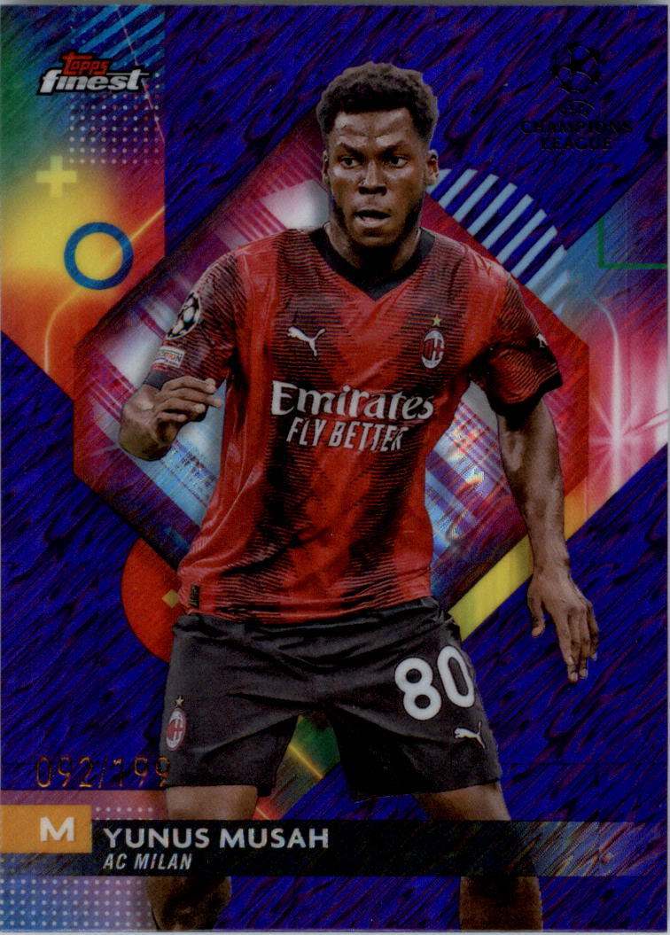 2023-24 Finest UEFA Club Competitions Purple Shimmer Soccer Card Pick (Inserts) - Picture 18 of 37