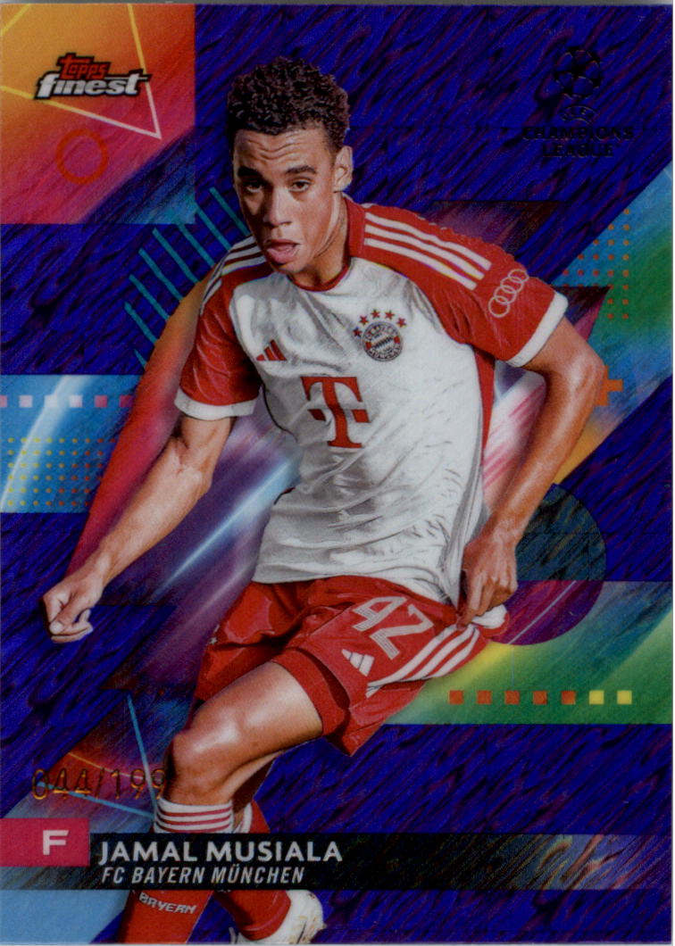 2023-24 Finest UEFA Club Competitions Purple Shimmer Soccer Card Pick (Inserts) - Picture 20 of 37