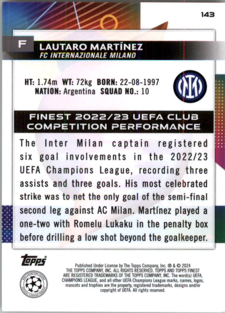 2023-24 Finest UEFA Club Competitions Purple Shimmer Soccer Card Pick (Inserts) - Picture 37 of 37