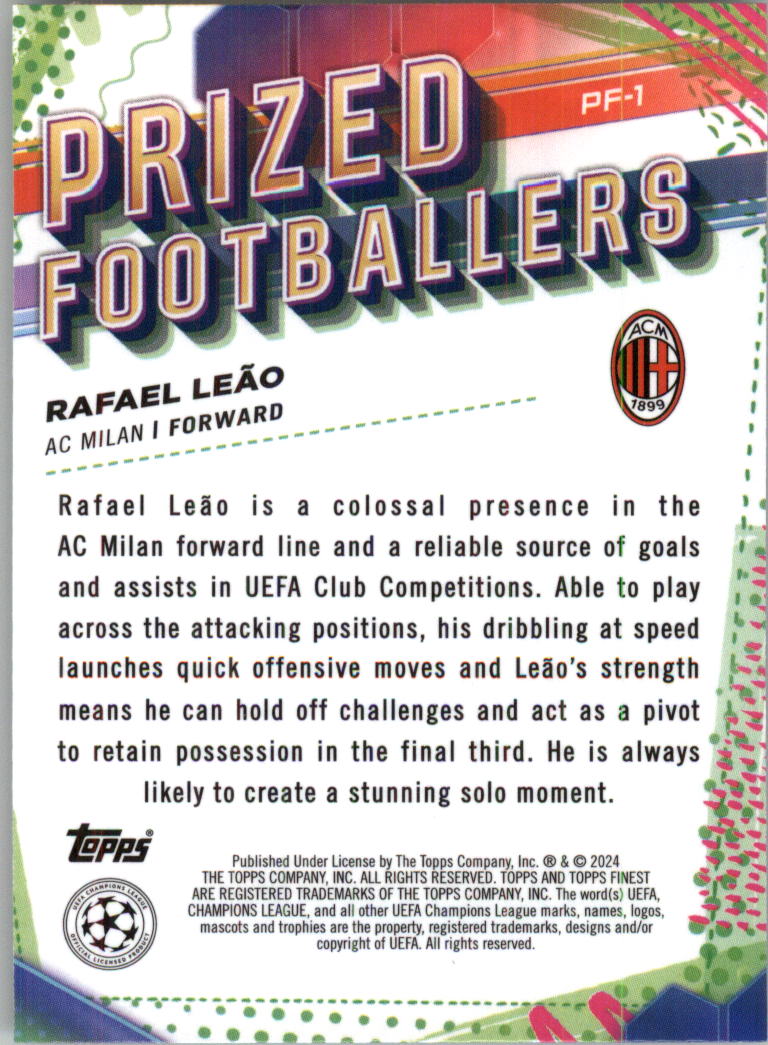 2023-24 Finest UEFA Club Competitions Prized Footballers Soccer Pick (Inserts) - Picture 3 of 43