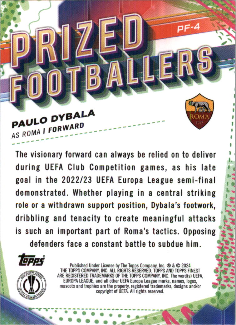 2023-24 Finest UEFA Club Competitions Prized Footballers Soccer Pick (Inserts) - Picture 9 of 43