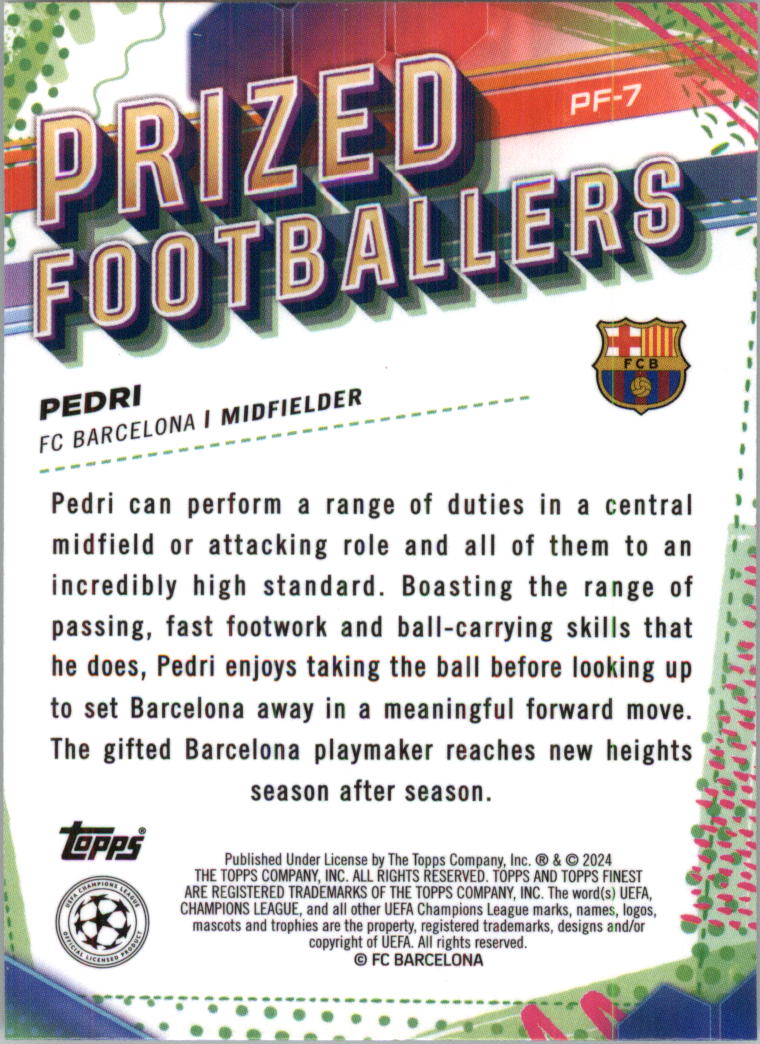 2023-24 Finest UEFA Club Competitions Prized Footballers Soccer Pick (Inserts) - Picture 15 of 43