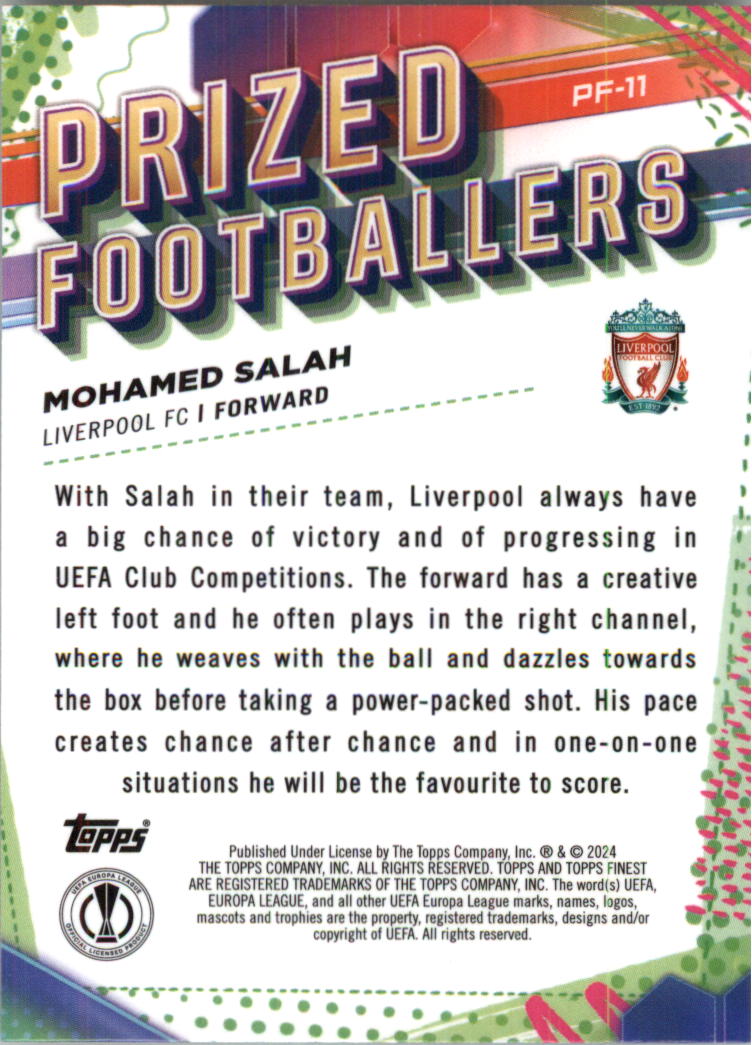 2023-24 Finest UEFA Club Competitions Prized Footballers Soccer Pick (Inserts) - Picture 21 of 43