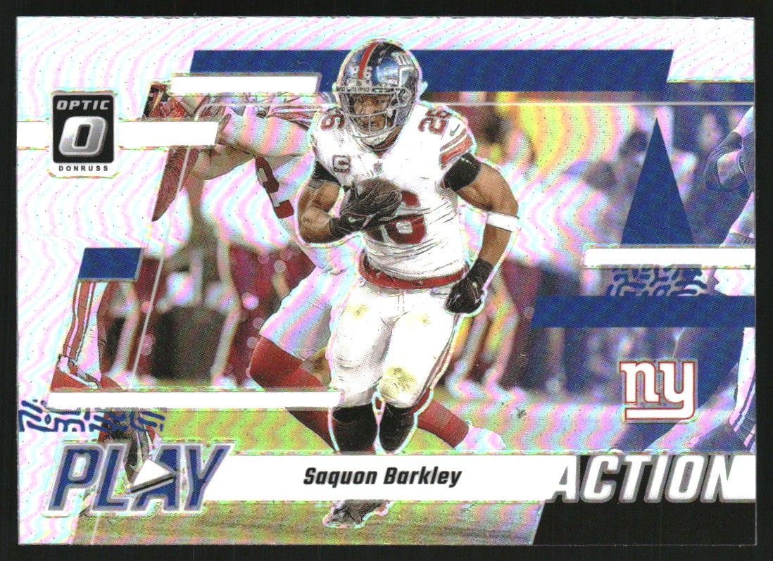 2023 Donruss Optic Play Action #9 Saquon Barkley